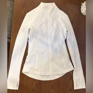 White Lululemon Define Jacket! Size 6